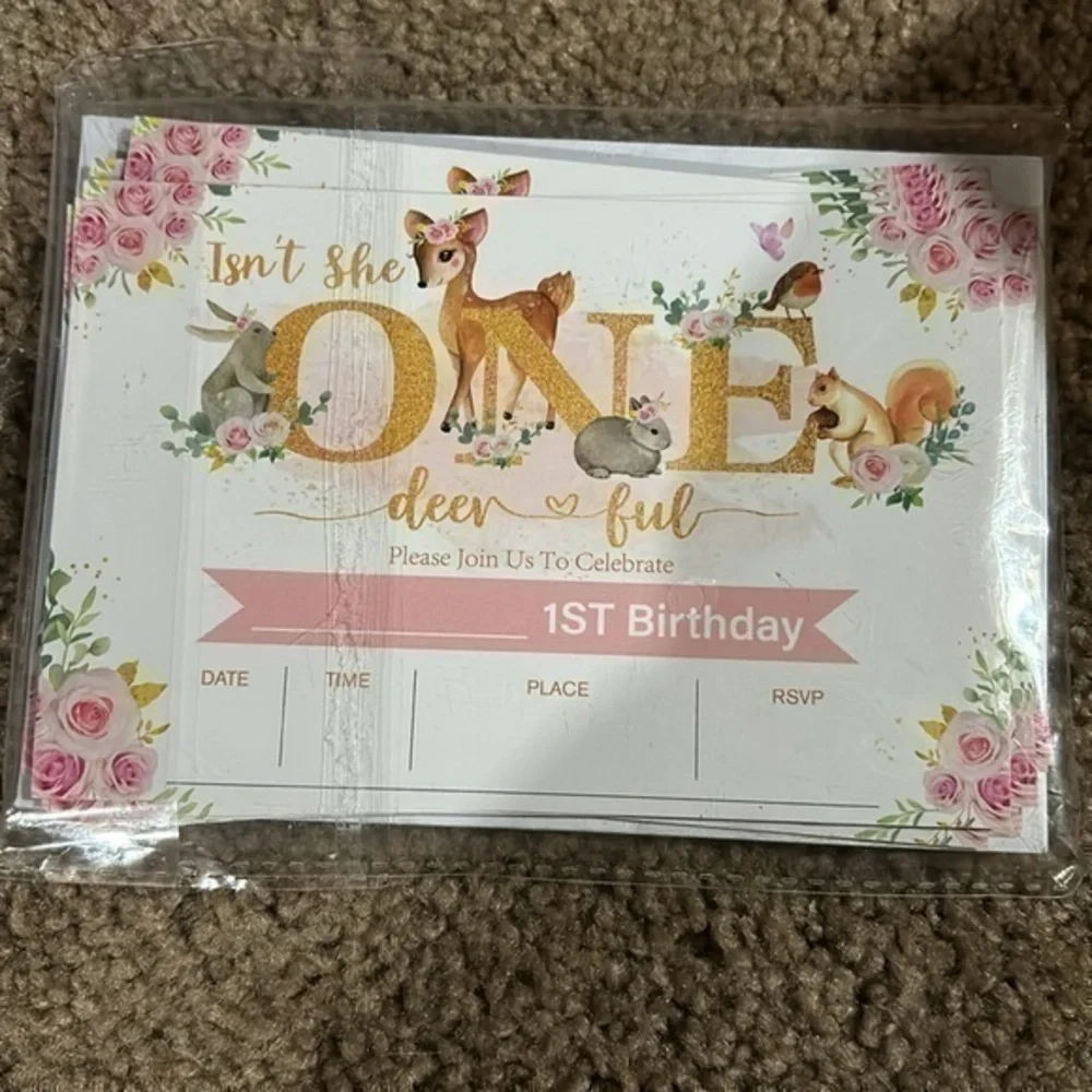 1st Birthday Party invites